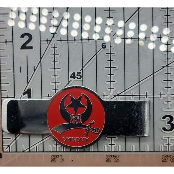 AAONMS Shriners Money Clip Ancient Egyptian Arabic Order Nobles Mystic Shrine - Picture 3 of 6